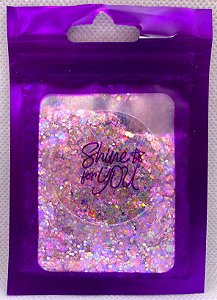 Glitter Mix Irisado Purple - 7g