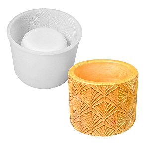 Molde de Silicone Vaso Médio - Modelo 2