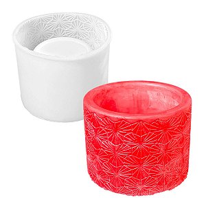 Molde de Silicone Vaso Médio - Modelo 3