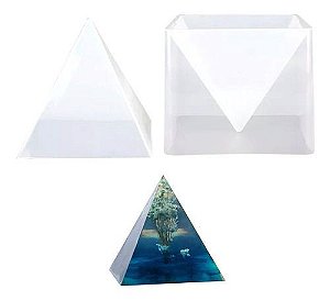 Molde Formato Orgonite Pirâmide Grande