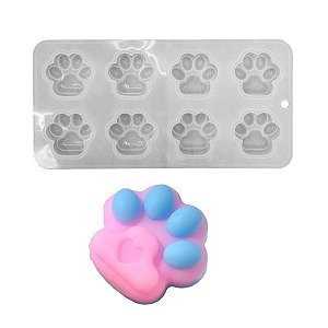 Molde Formato Patinha de Cachorro - 8 Cavidades