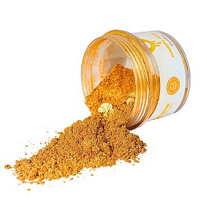 Pigmento Perolado em Pó Dourado da Gê - 10g