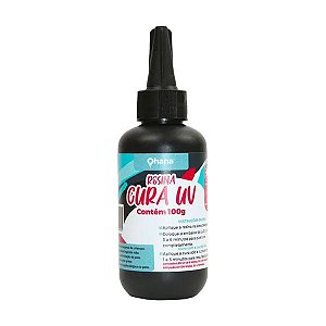 Resina de cura UV Epóxi Super Transparente - 100g