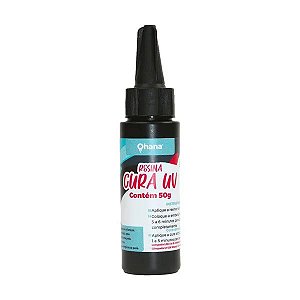 Resina de cura UV Epóxi Super Transparente - 50g