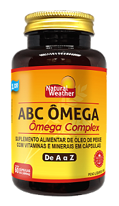ABC Ômega Natural Weather - 60 Cápsulas - Multivitamínico adicionado de Ômega 3