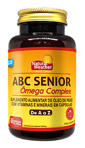 ABC Sênior Natural Weather 60 Cápsulas - Polivitamínico Adicionado de Ômega 3
