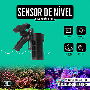 Sensor De Nível de Água - automático P/ Aquário Marinho ou Doce - Para Aquário Bola