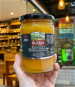 PÊSSEGO EM CALDA ZERO AÇUCAR 340G FAZENDA DE MINAS