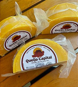 QUEIJO CAPITAL DE ALAGOA COM AZEITE DENDÊ ARTESANAL 400G