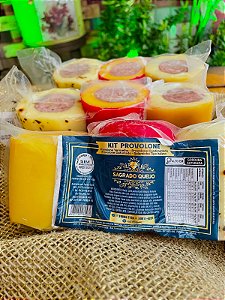 KIT PROVOLONE RECHEADO COM SALAME