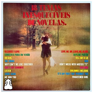 LP 18 Temas Inesquecíveis de Novela Disco de Vinil 1976