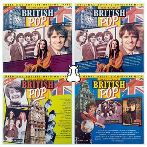 4 LPs The Hit Story of British Pop Vol 1, 2, 3, 4 Vinil Leia
