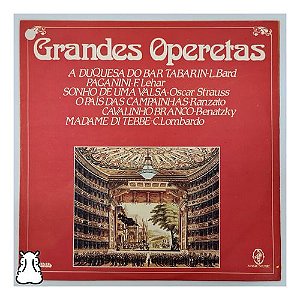 Lp Grandes Operetas Disco De Vinil 1986