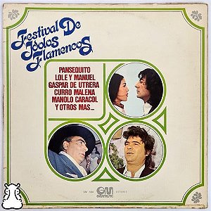 Lp Festival De Ídolos Flamencos Disco Vinil Importado 1977