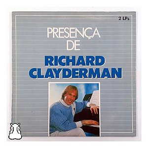 Lp Presença De Richard Clayderman Disco De Vinil Duplo