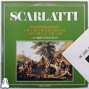 Lp Scarlatti - Sonatas Para Cravo Vinil Com Folheto 1983
