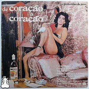 Lp De Coração À Coração Preferidas Do Povo Disco Vinil 1980