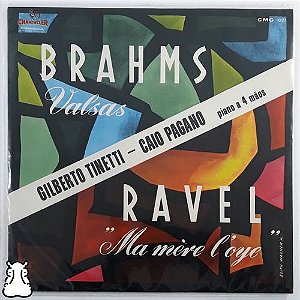 Lp Brahms Ravel Tinetti Caio Pagano Piano A 4 Mãos Vinil