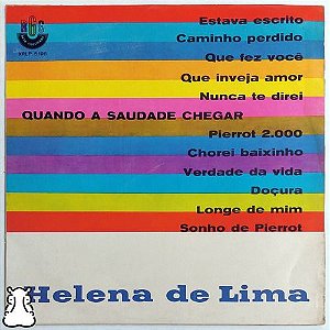 LP Helena De Lima - Quando A Saudade Chegar Disco Vinil - Hm