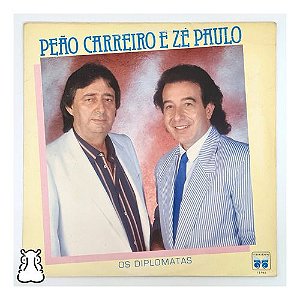 LP Peão Carreiro E Zé Paulo - Os Diplomatas 1988 Vinil - Hm