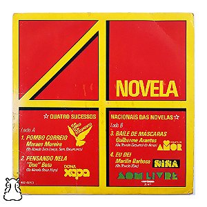 Ep Compacto Novela - 4 Novela - Disco Vinil 1977 - Hm