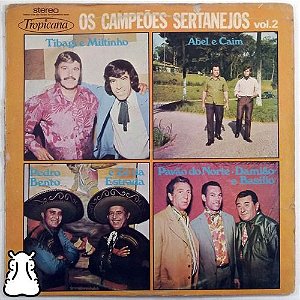 Lp Os Campeões Sertanejos Vol. 2 - Disco De Vinil 1972