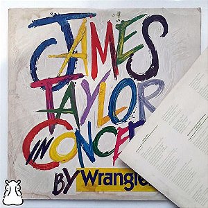 Lp James Taylor In Concert By Wrangler Disco Vinil Encarte