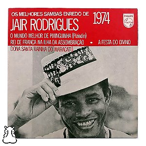 Compacto - Jair Rodrigues - Os Melhores Sambas - Vinil - Hm