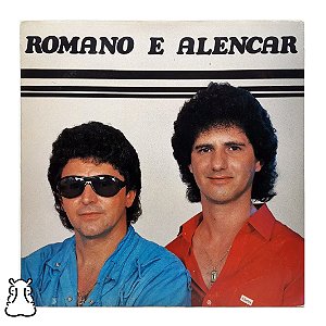LP Romano e Alencar - 1988 - Disco Vinil Dedicatória - Hm