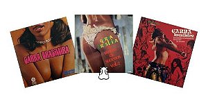 3 LPs Garra Brasileira - Disco De Vinil - Samba - Hm