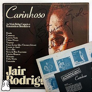 LP Jair Rodrigues - Carinhoso Disco Vinil - Autografado - Hm
