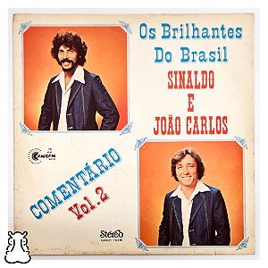 LP Sinaldo e João Carlos Os Brilhantes Do Brasil Vinil - Hm
