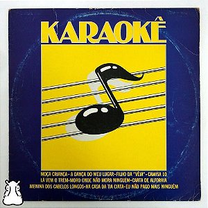 Lp Karaokê Disco De Vinil 1985 Camisa 10 Moça Criança