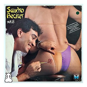 Lp Sandro Becker Vol. 8 Disco De Vinil 1988