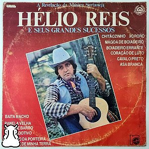 Lp Hélio Reis Grandes Sucessos Disco De Vinil 1985