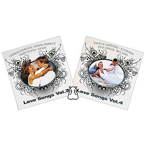 2 Cds Love Songs Vol. 3 E Vol. 4 Novos Lacrados - Hm