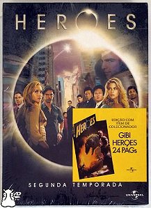 Box Dvd Filme Heroes Temporada 2 Gibi 2007 Novo Lacrado