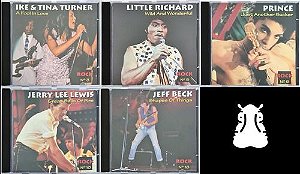5 Cds Coleção Rock Tina Turner Jerry Lee Lewis Jeff Beck