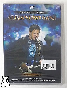 Dvd Alejandro Sanz Grandes Sucessos El Alma Al Aire Novo
