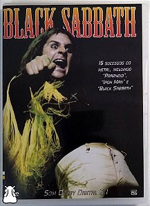 Dvd Black Sabbath - 15 Sucessos Do Metal Paranoid Iron Man
