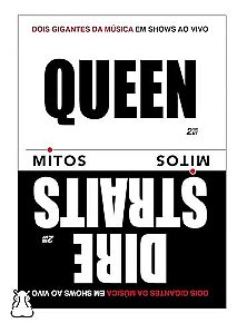 Dvd Queen E Dire Straits Série Mitos Duplo Novo Lacrado - Hm