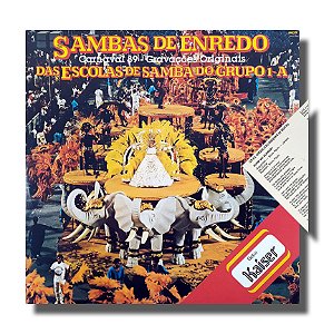 LP Sambas de Enredo Carnaval 1989 - Grupo 1A RJ vinil duplo