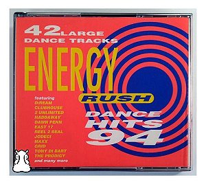 Cd Energy Rush - Dance Hits 94 - Duplo Importado