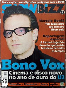 Revista Showbizz N° 4 Ano 15 Abril 2000 Ed 177 Bono Vox U2