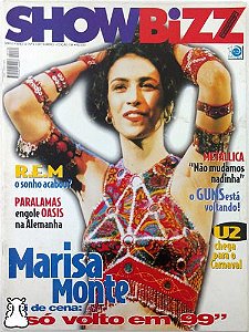 Revista Showbizz N° 9 Ano 12 Ed 134 Setembro - Marisa Monte