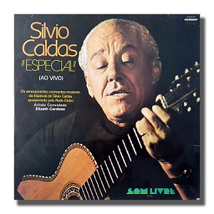 LP Silvio Caldas Especial Ao Vivo - Disco de Vinil 1975 - Hm