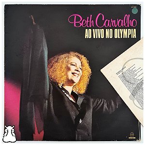 LP Beth Carvalho - Ao Vivo no Olympia - Disco de Vinil - Hm