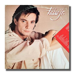 LP Fábio Jr. - Senta Aqui Disco de Vinil 1984 Encarte - Hm