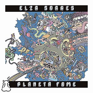 LP Elza Soares Planeta Fome Polysom Vinil Novo Lacrado - Hm