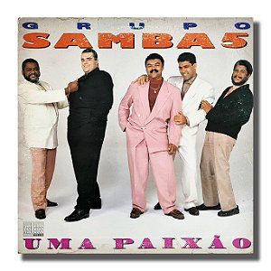LP Grupo Samba 5 Uma Paixão Vinil Com Dedicatória 1993 - Hm
